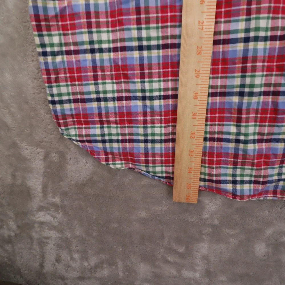 Ralph lauren Classic Fit Multicolor Plaid Long Sleeve Button Up Shirt Men's 3XLT